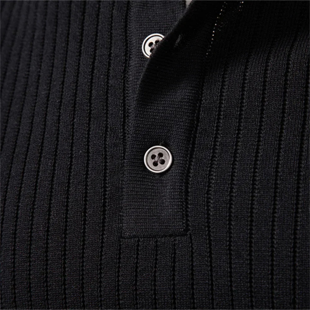 Martín | Polo De Invierno Casual Con Botones