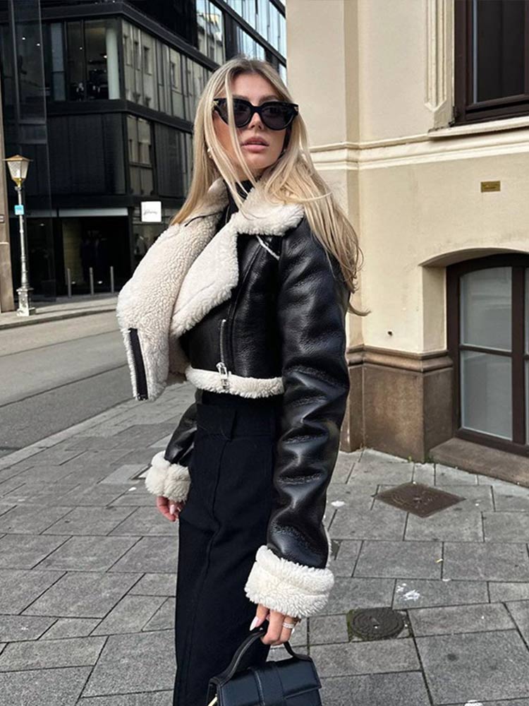 Lucía | Chaqueta Elegante Efecto Piel
