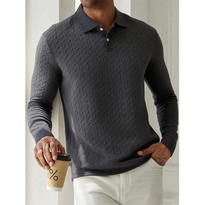 Hernán | Polo Casual De Manga Larga