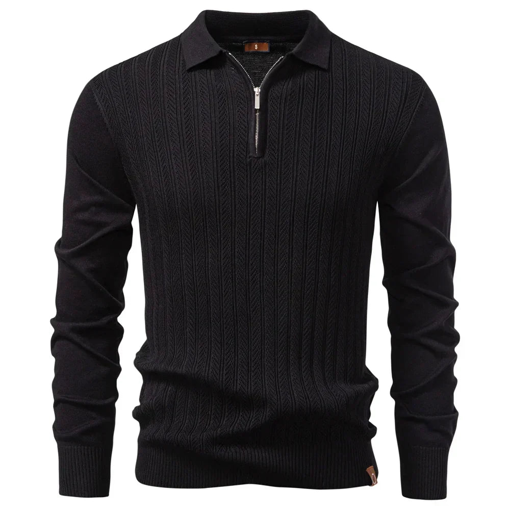Saúl | Polo Slim Fit Casual con Cremallera