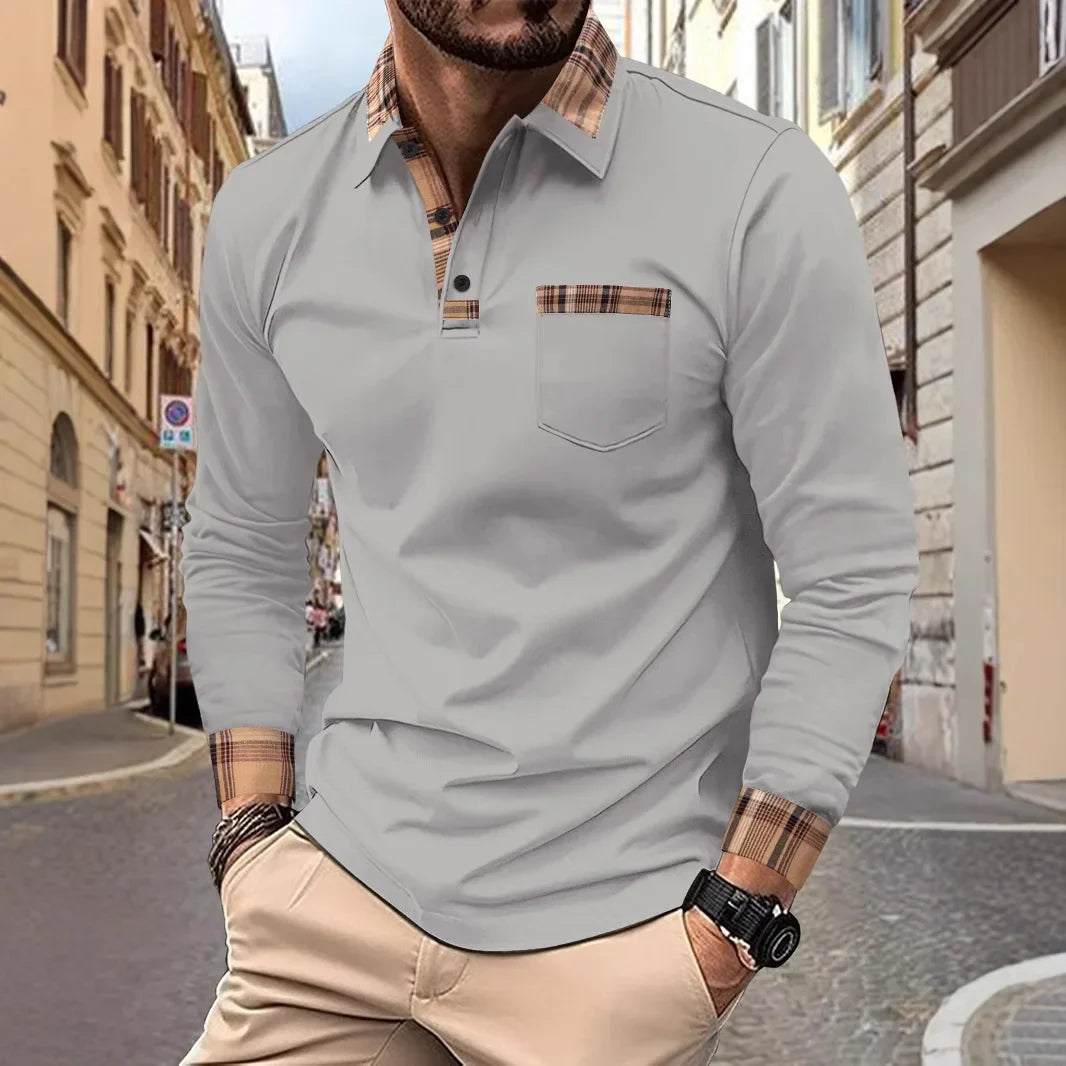 Quique | Camisa de Cuadros de Manga Larga