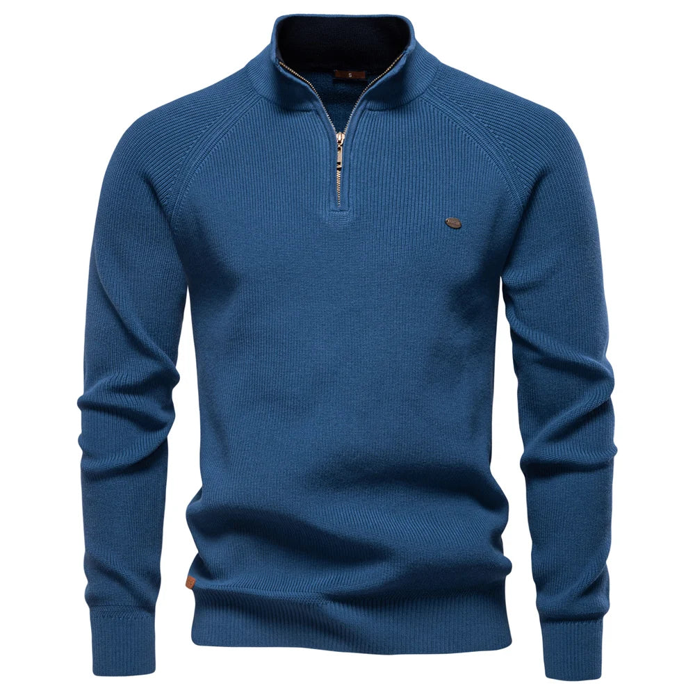 Juan Carlos | Jersey Premium para Hombre con Cremallera