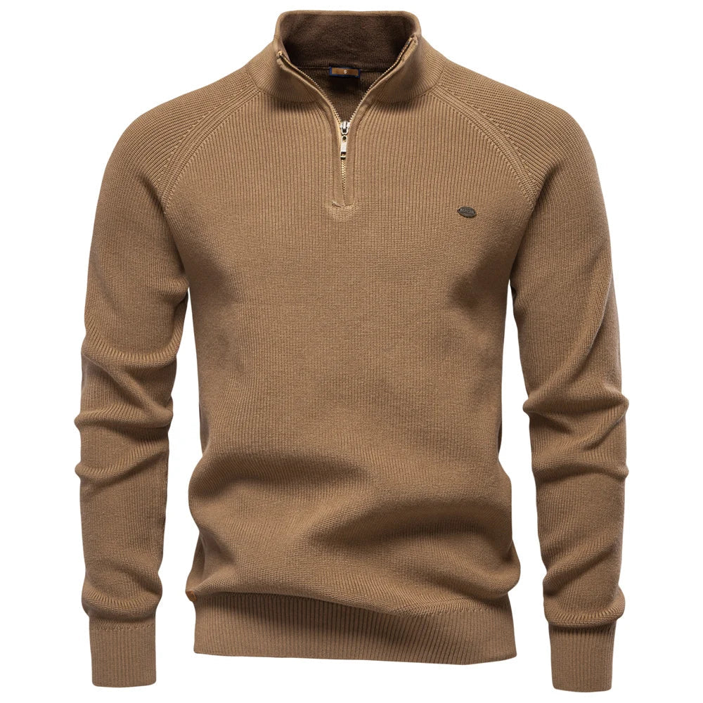 Juan Carlos | Jersey Premium para Hombre con Cremallera