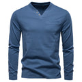 Enrique | Camiseta Henley de Manga Larga