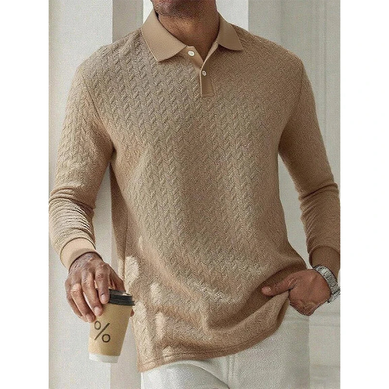 Hernán | Polo Casual De Manga Larga
