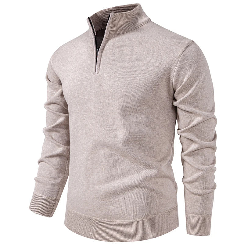 Jorge | Jersey de Punto Casual con Media Cremallera
