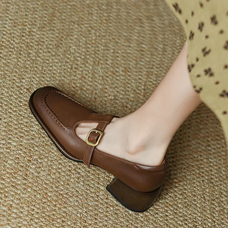 Selena | Zapatos Elegantes con Tira en T