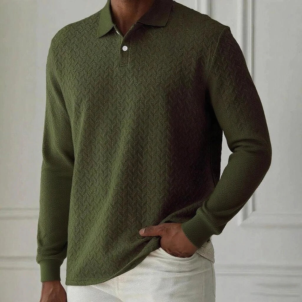 Hernán | Polo Casual De Manga Larga