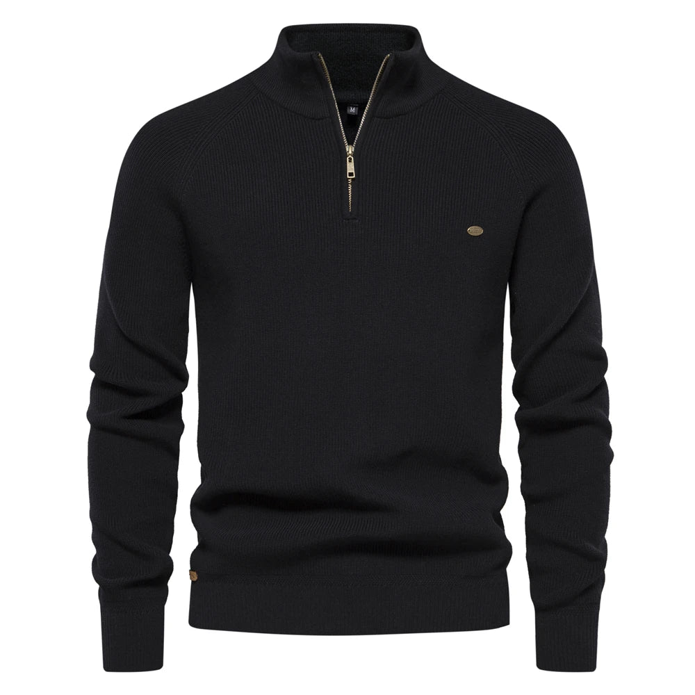 Juan Carlos | Jersey Premium para Hombre con Cremallera