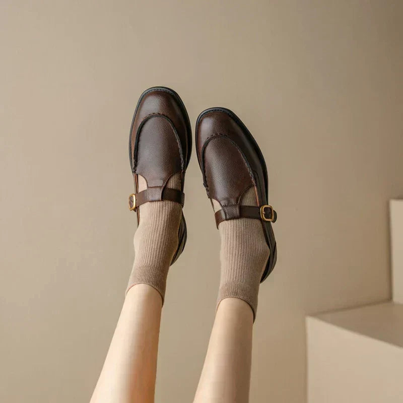Nancy | Zapatos de Piel de Inspiración Retro