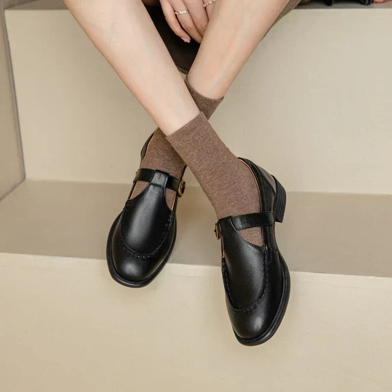 Nancy | Zapatos de Piel de Inspiración Retro