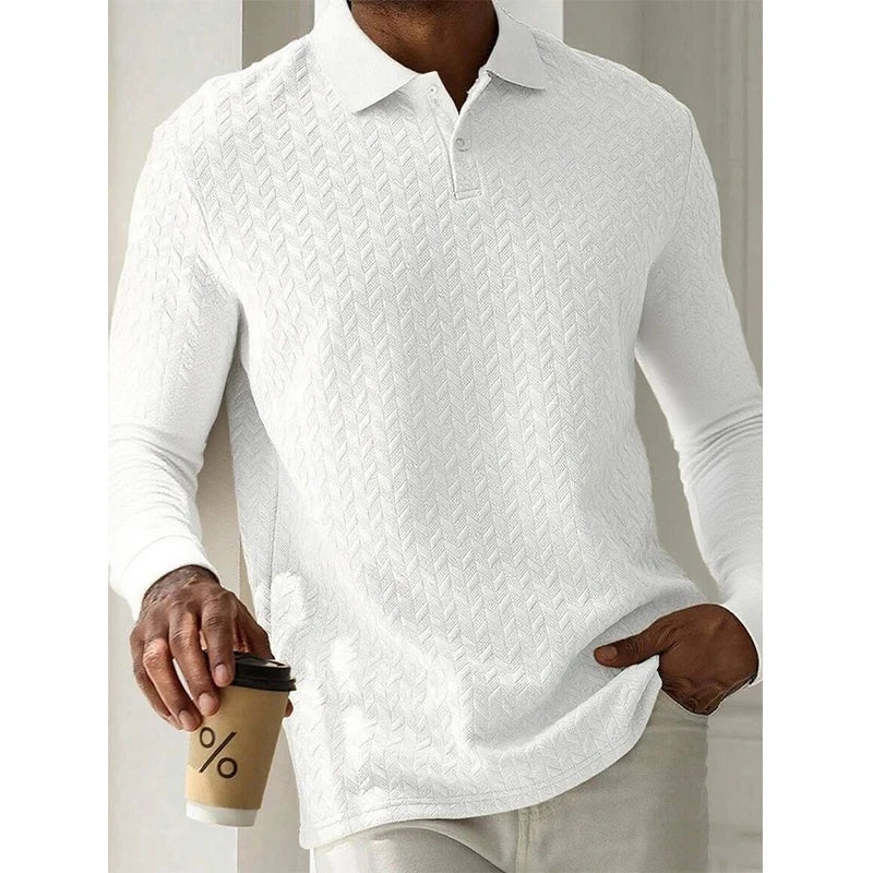 Hernán | Polo Casual De Manga Larga