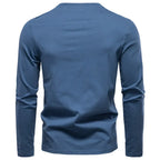 Enrique | Camiseta Henley de Manga Larga