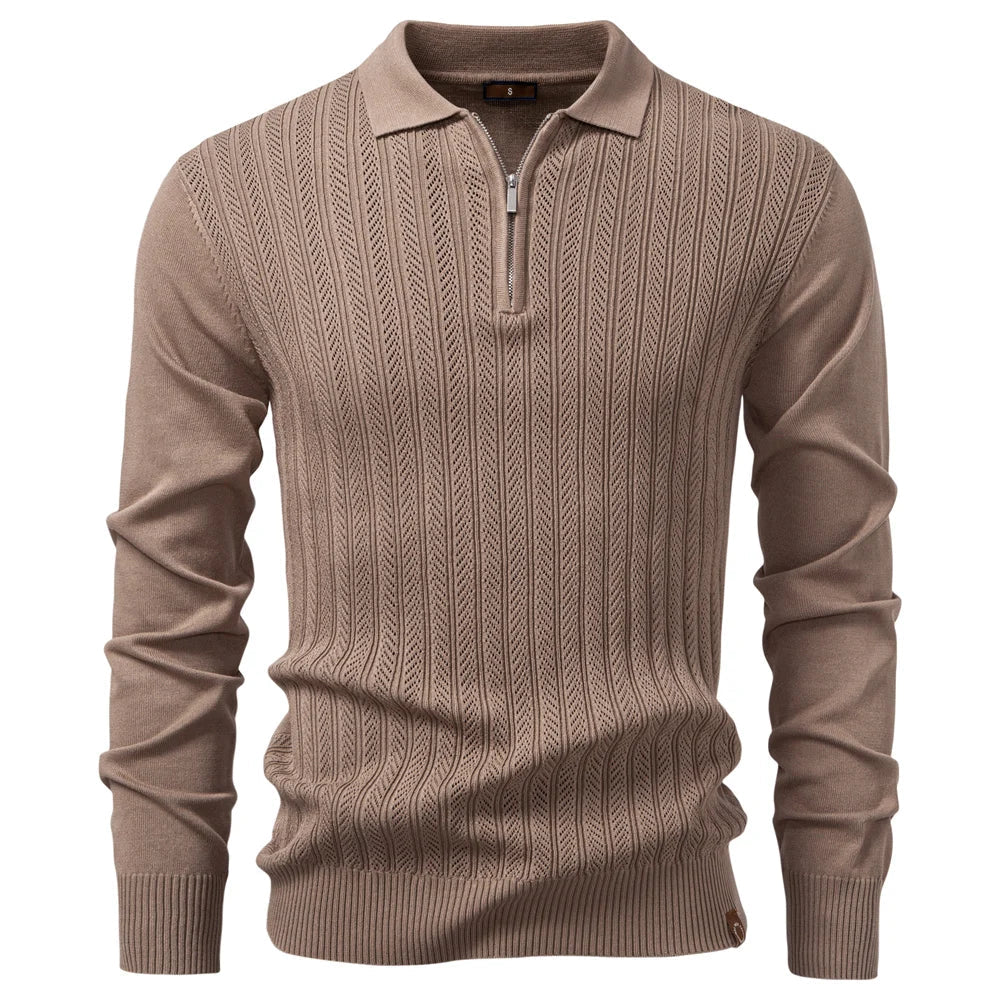 Saúl | Polo Slim Fit Casual con Cremallera