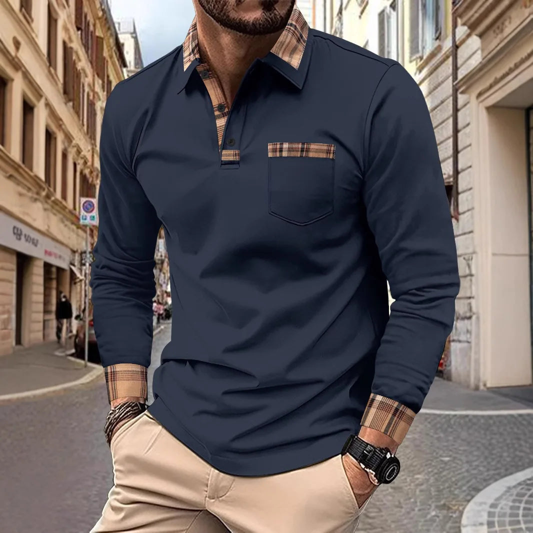 Quique | Camisa de Cuadros de Manga Larga