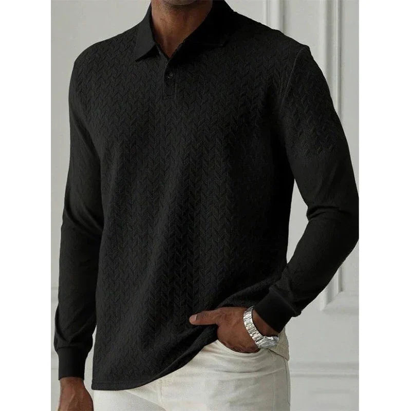 Hernán | Polo Casual De Manga Larga