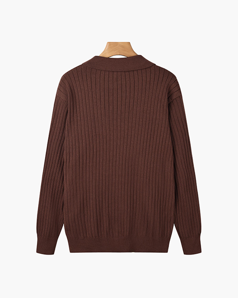 Samuel | Polo Manga Larga Cuello de Pico