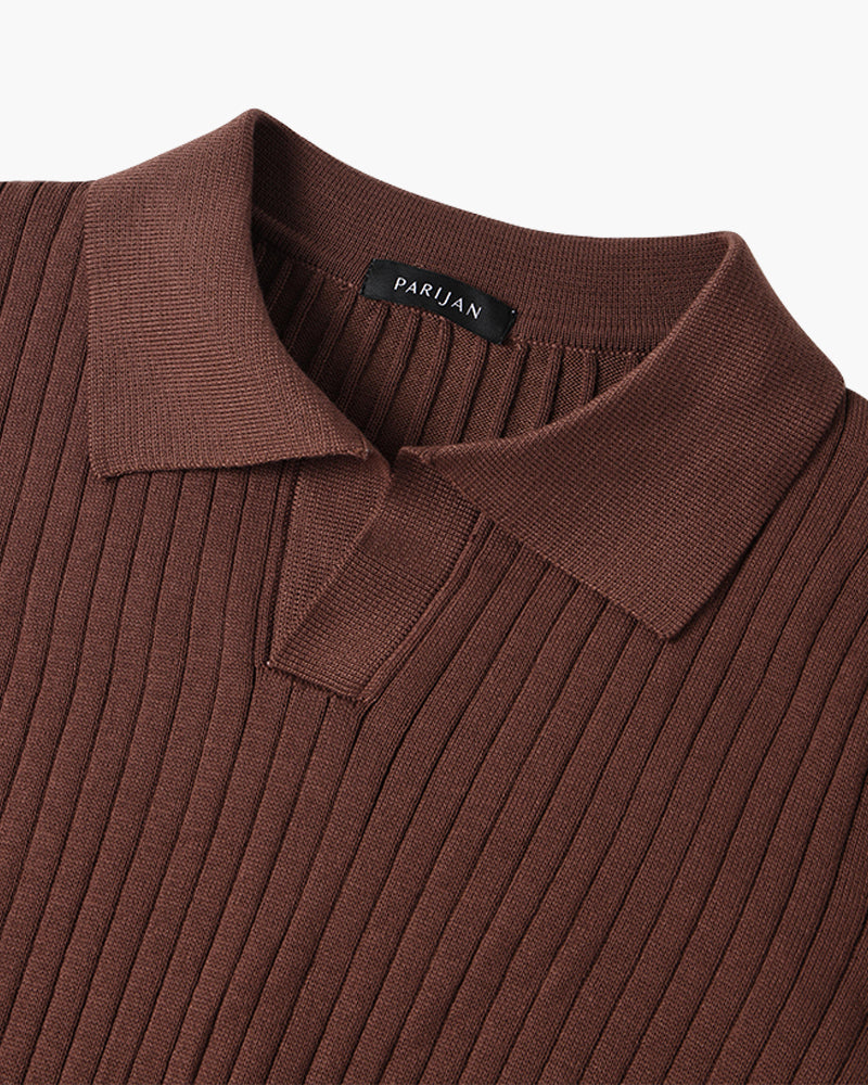 Samuel | Polo Manga Larga Cuello de Pico