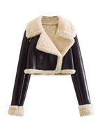 Lucía | Chaqueta Elegante Efecto Piel