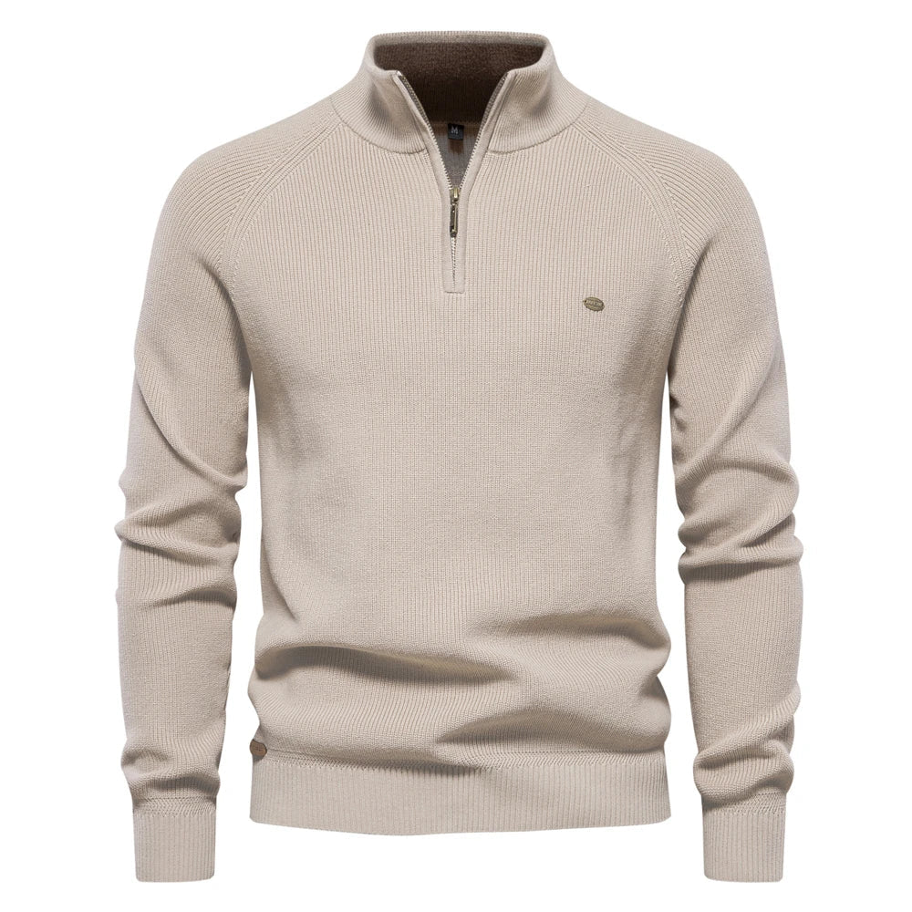 Juan Carlos | Jersey Premium para Hombre con Cremallera
