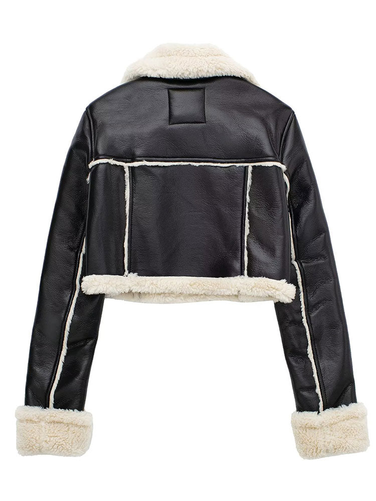 Lucía | Chaqueta Elegante Efecto Piel