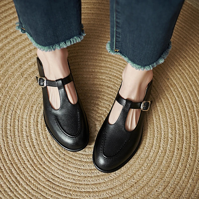 Laura | Zapatos de Salón Clásicos de Tacón Bajo