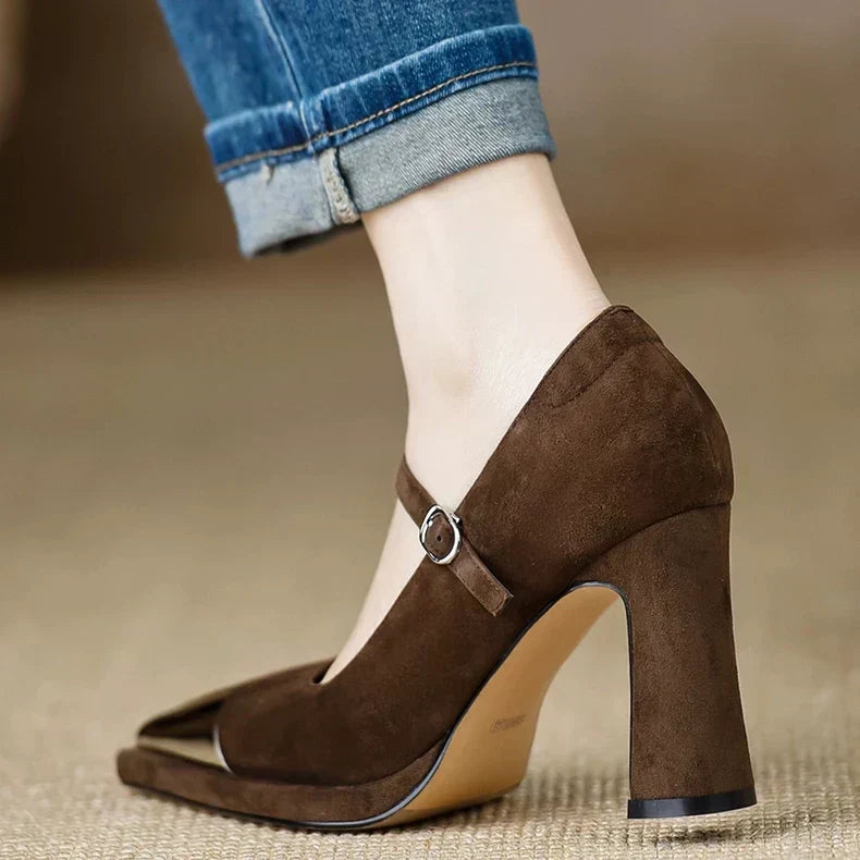 Oriana | Elegantes Merceditas de Piel