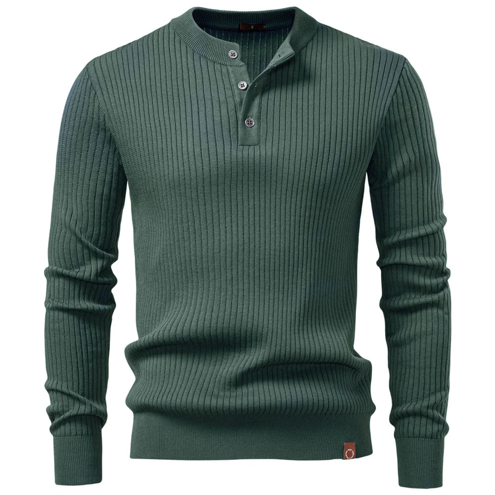 Martín | Polo De Invierno Casual Con Botones
