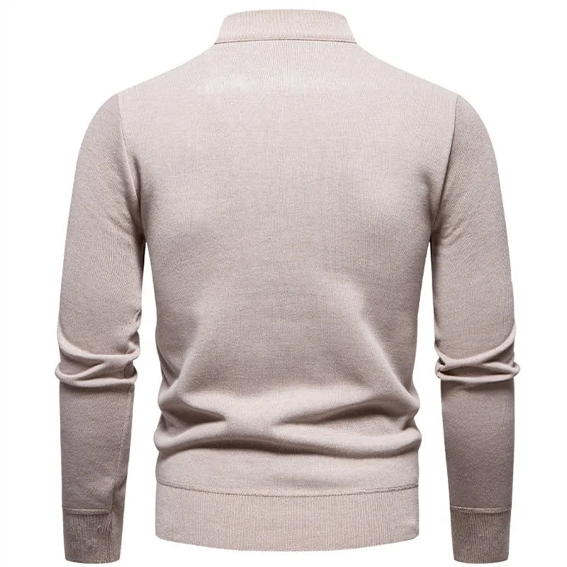 Jorge | Jersey de Punto Casual con Media Cremallera