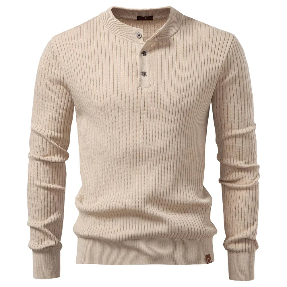Martín | Polo De Invierno Casual Con Botones