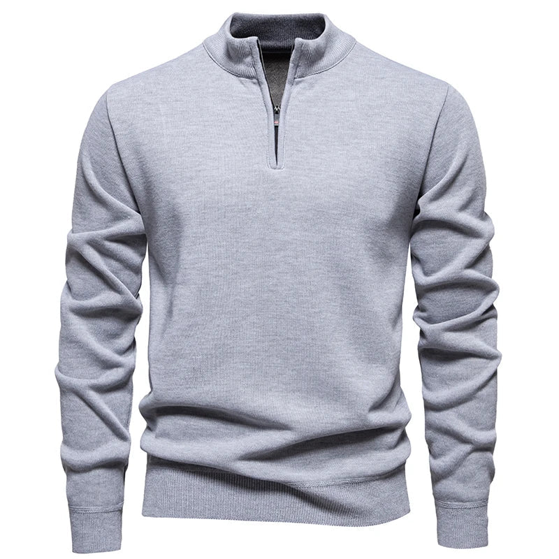 Jorge | Jersey de Punto Casual con Media Cremallera