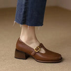 Selena | Zapatos Elegantes con Tira en T