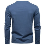 Jonás | Camisa Henley de Manga Larga para Hombre