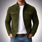 Hugo | Chaqueta Efecto Ante con Botones