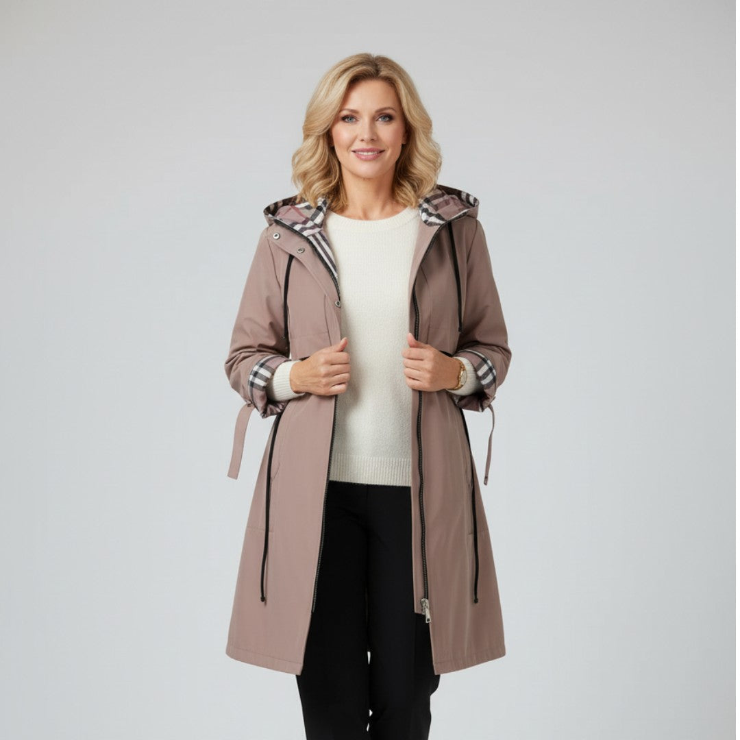 Olivia | Abrigo Impermeable y Cortavientos con Cremallera