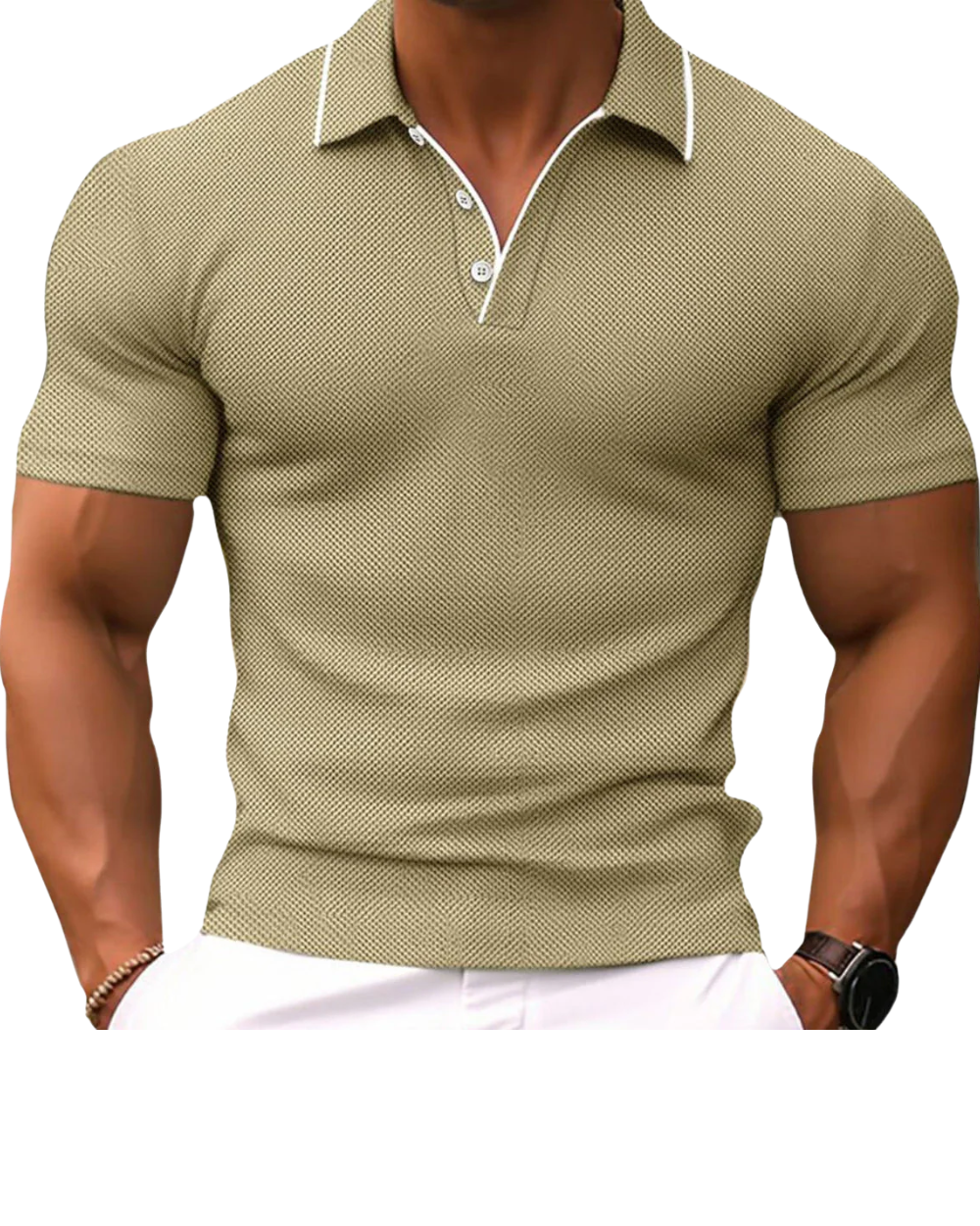 Antonio | Camiseta tipo polo entallada