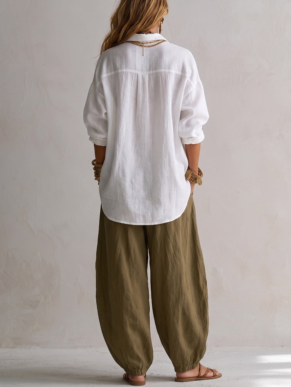 Luciana | Conjunto de Camisa y Pantalón Globo