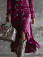 Amelia | Vestido Blazer de Terciopelo