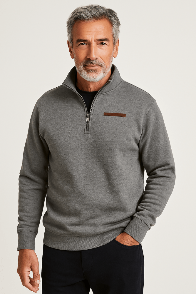 Adrián | Jersey Casual de Forro Polar para Hombre