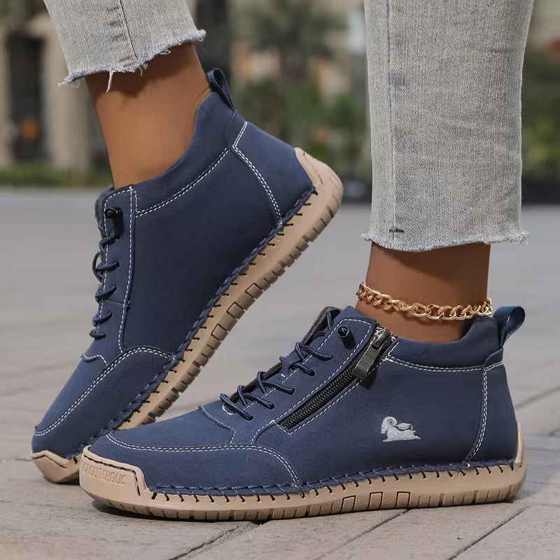Milagros | Zapatillas Deportivas Cómodas con Cremallera Lateral