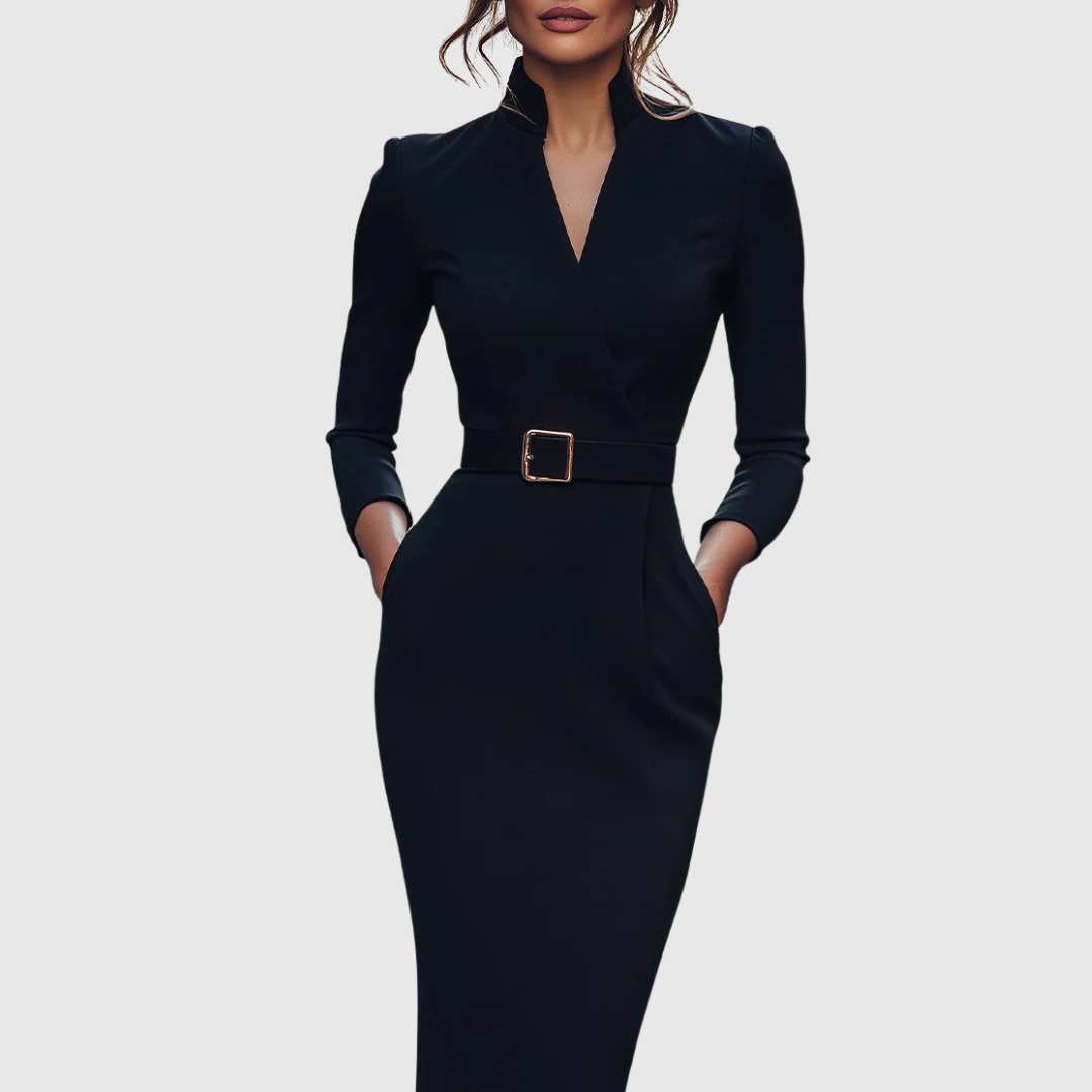 Paula | Vestido Midi Refinado