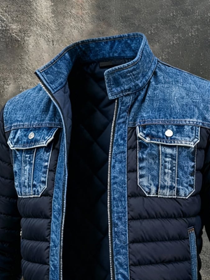 Fernando | Chaqueta Vaquera Forrada Clásica de Hombre