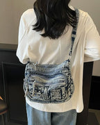 Trendy retro crossbody bag