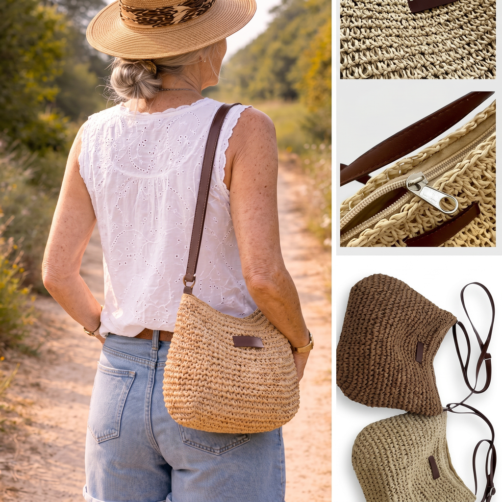 Andrea | Elegant braided handbag