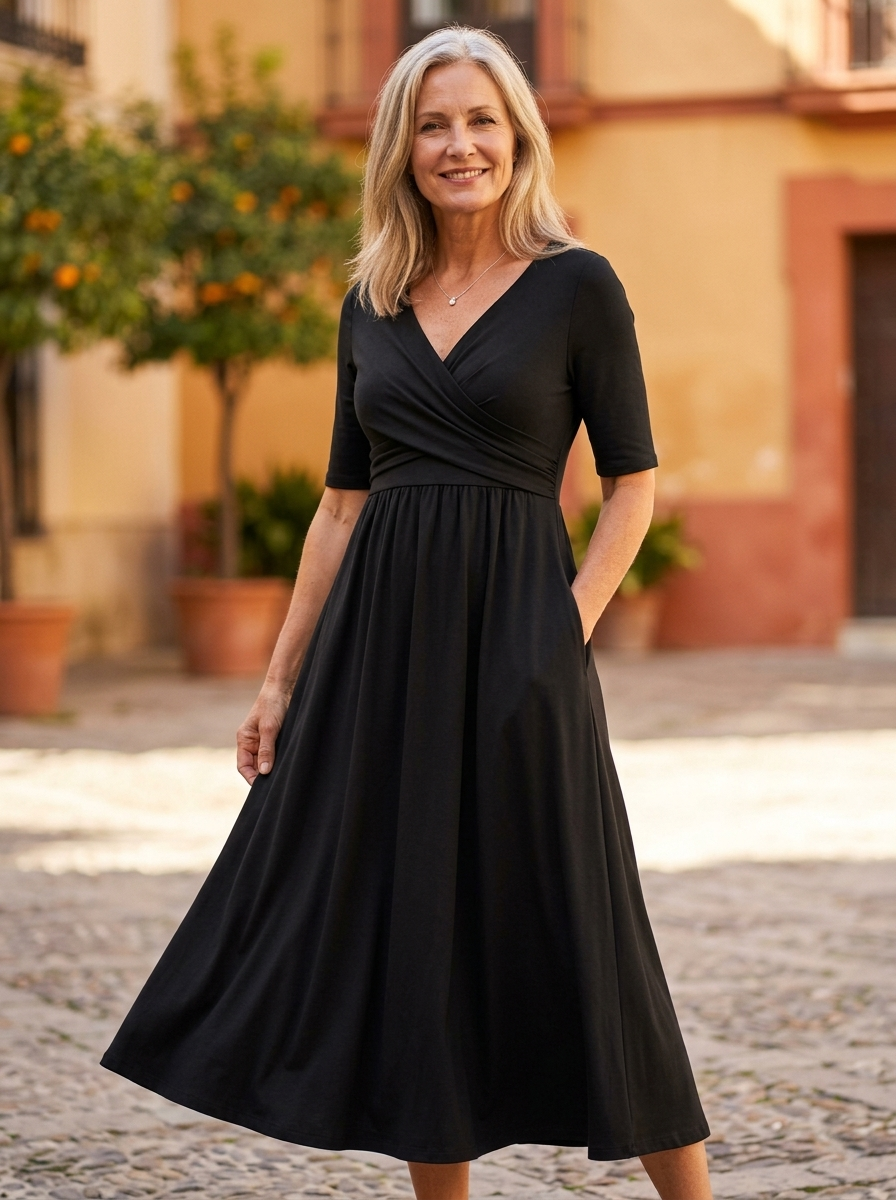 Noemí | Vestido Midi Elegante - Lara Martos