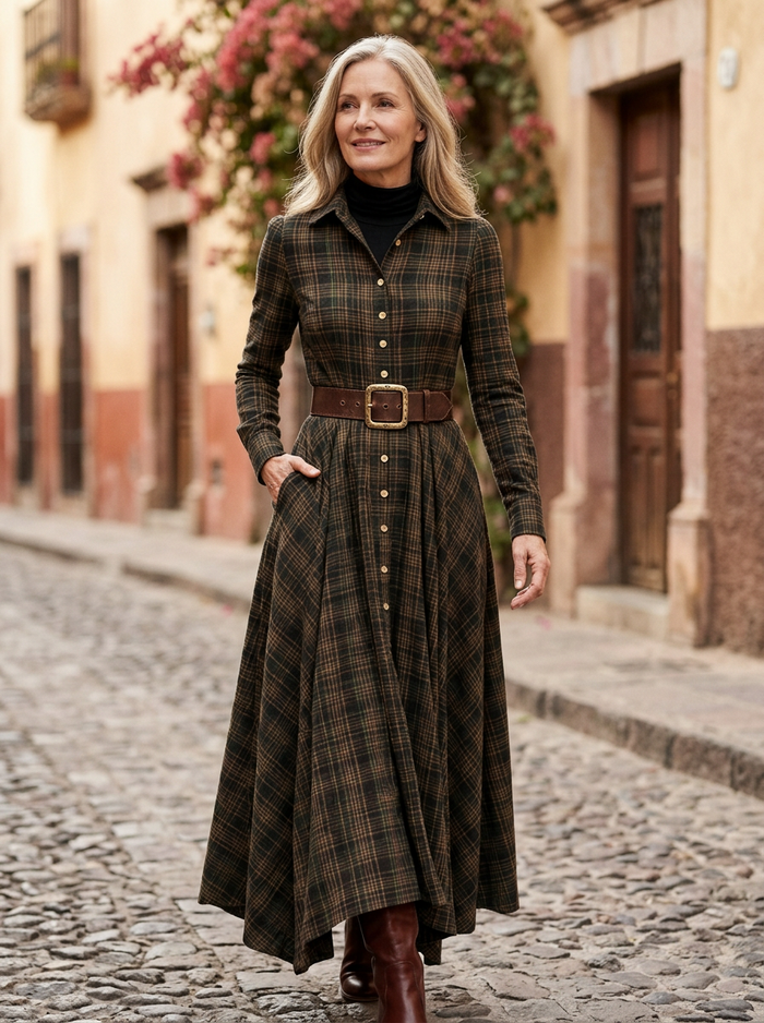 Sara | Vestido Largo Vintage