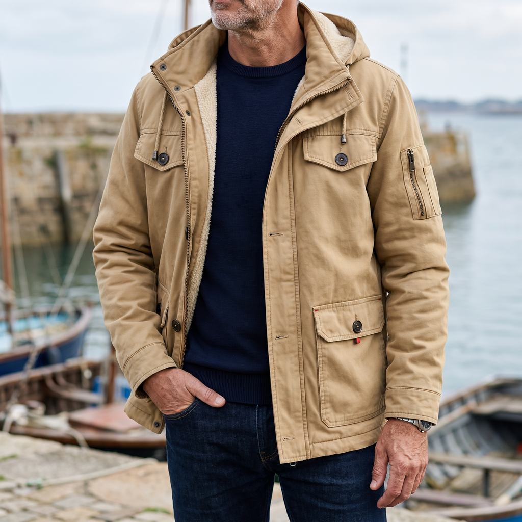 Miguel | Casual hooded jacket