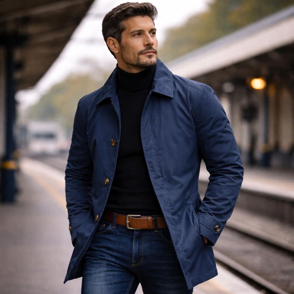 Adrián | Abrigo Elegante de Hombre