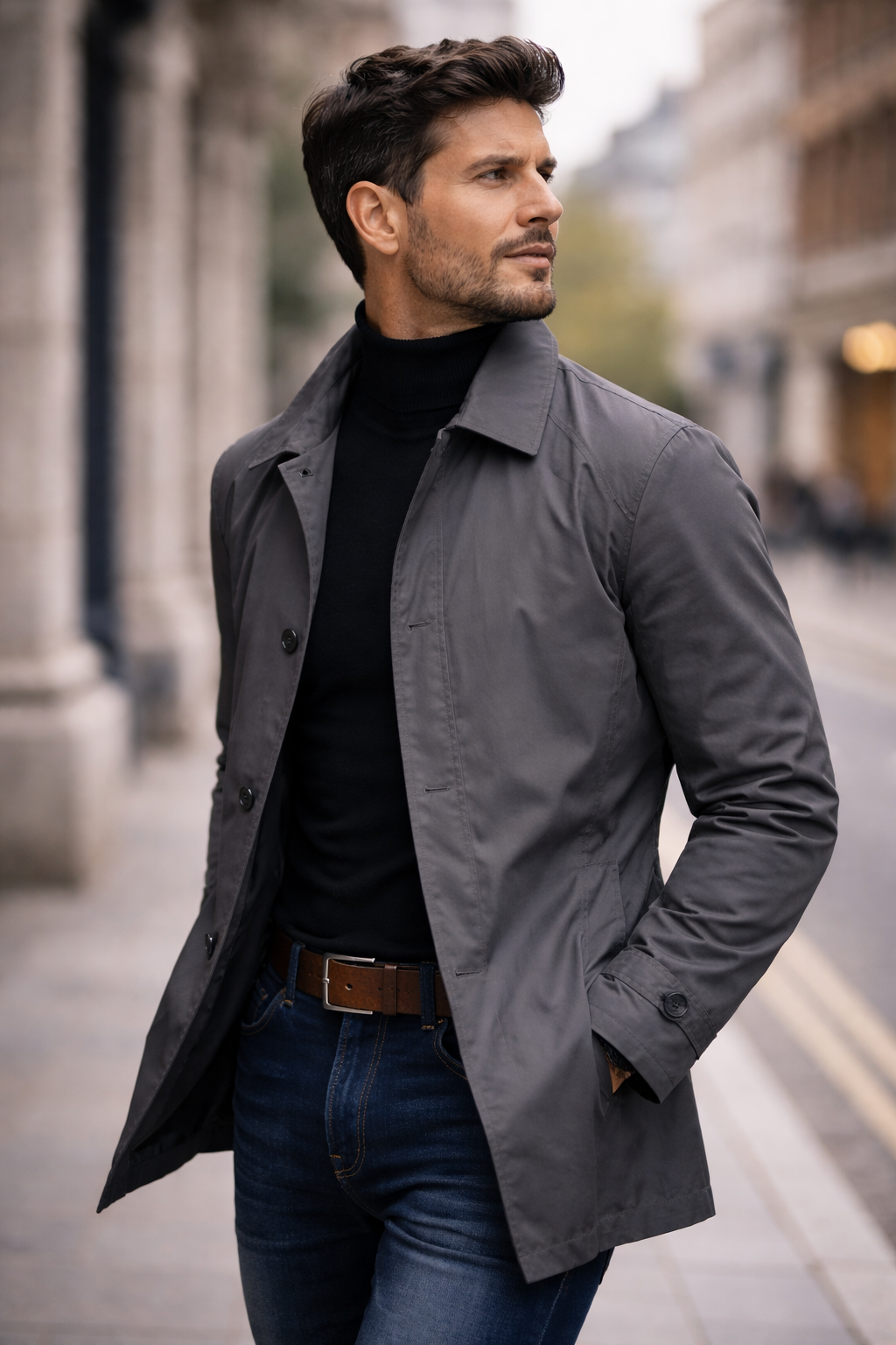 Adrián | Abrigo Elegante de Hombre