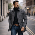 Adrián | Abrigo Elegante de Hombre